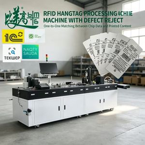 Équipement d'inspection automatique avec transfert de données en temps réel pour l'impression UV en ligne de balises RFID intégrées et la rejet des produits défectueux - Product Image 1