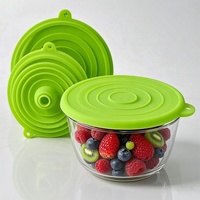 Fabricant de couvercles et couvertures alimentaires en silicone réutilisables de qualité alimentaire Couvre-bols en silicone pour aliments écologiques