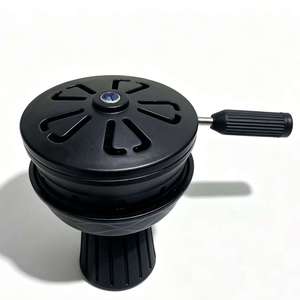 Black Manual Wind <b>Fire</b> Starter Hand Crank Flint Striker Metal Camping Survival <b>Tool</b> Outdoor Igniter - Product Image 1