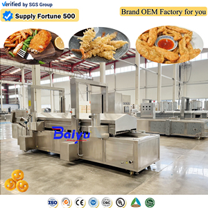 Freidora Automática para Snacks, Carne, Mariscos, Tempura, Verduras, Donuts, <span class=keywords><strong>Cordon</strong></span> Bleu, Producción de Alimentos, Máquina para Freír en Aceite - Product Image 1
