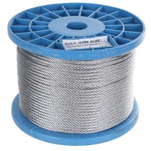 Corde en <span class=keywords><strong>fil</strong></span> d'acier de mètre avec câble <span class=keywords><strong>transparent</strong></span> souple flexible enduit de PVC Corde de rideau d'éclairage Cordes de <span class=keywords><strong>suspension</strong></span> 1/2/3/4/5/6mm - Product Image 1