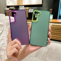 Coque de téléphone portable antichoc et étanche en TPU liquide pour A34 5G avec chargement sans fil, anneau lumineux et maquillage personnalisables