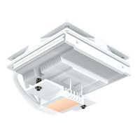 FEZCOOL A126-X67-1 Radiateur de refroidissement à 6 caloducs, ventilateur de processeur