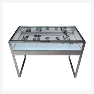 Jewelry Store Fixture Wooden Jewelry Display Counter Table
