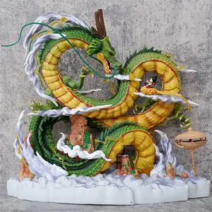 Keluaran baru boneka tokoh aksi Z bola naga GK ukuran besar Shenron Somersault awan goku patung mainan Model