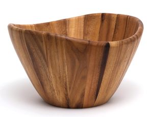 Tazón para mezclar ensaladas de verduras y frutas con compartimento de partición Vajilla elegante para comedor y uso comercial - Product Image 6