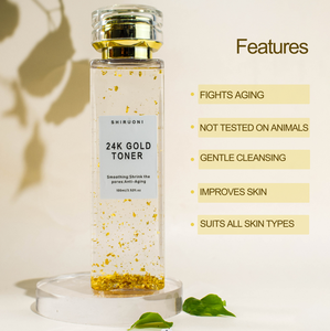 Advanced 24K Gold Face Toner Anti-envejecimiento Water Gold Foil Glow Tonic - Product Image 4
