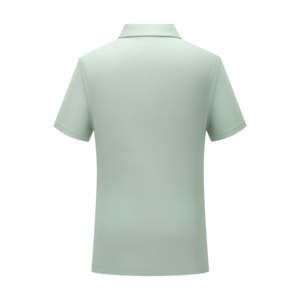 เสื้อโปโลผู้ชายแบบกำหนดเอง 100% โพลีเอสเตอร์ สำหรับกิจกรรมกลางแจ้ง แห้งเร็ว ระบายอากาศดี เสื้อยืดเรียบง่าย แขนสั้น สะท้อนแสง - Product Image 2