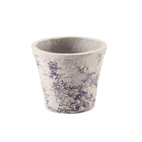 Pot de fleurs en béton vintage pour plantes, décoration de jardin et maison, style industriel, grand pot en pierre