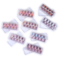 Collection de faux ongles à presser French Manucure – Formes personnalisées Amande, Carrée, Ovale – Vente en gros de faux ongles artificiels