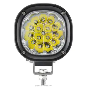 45w led 일 빛 24v 12v 7 인치 18w 27w 30w 40w 48w 50w 60w 홍수 트럭 트랙터 오프로드 헤비 듀티