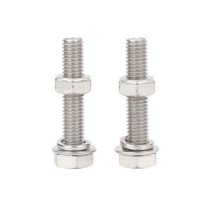 Vis à tête hexagonale en acier inoxydable 304 DIN933, grade 4.8/5.8/8.8/10.9/12.9, zinguée, 10-32 - Product Image 5