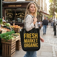 Sac fourre-tout écologique en non-tissé laminé, fond arrondi, matériau PP, impression personnalisée, imperméable, sac cadeau souvenir
