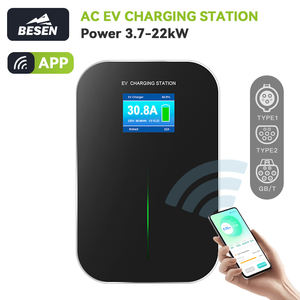 <span class=keywords><strong>BESEN</strong></span> 3.5kW Floor Standing EV Charging Pile 16A APP Blue tooth Data Download 1phase EVSE Electric Car Charger Station - Product Image 3