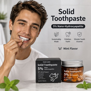 <span class=keywords><strong>Dentifricio</strong></span> Solido Personalizzato con 5% di Nano-Idrossiapatite, Compresse per Denti Sensibili, Sbiancante al Gusto Menta, 62 Compresse - Product Image 6