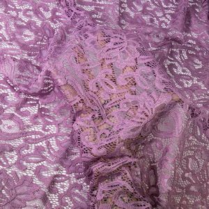 Tela de Encaje Elástica de Nailon, Diseño de Color Personalizado, Transpirable, Ligera, de Alta Calidad, 150g/m, para Vestidos de Novia DIY - Product Image 3