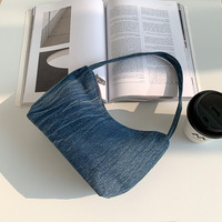Nouveau sac à bandoulière en jean tendance pour femmes, sacs de luxe sous le bras