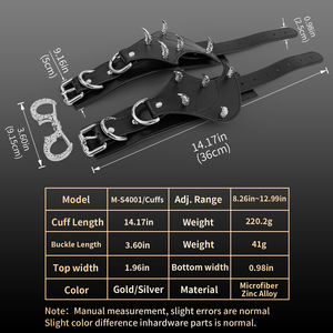 Enkelboeien Vleermuisvleugels Slaven Dominatie Spel Bevestiging Boeien Gebonden Plezier SM Training Fetisj Koppel Volwassen Seks Speelgoed Groothandel - Product Image 4