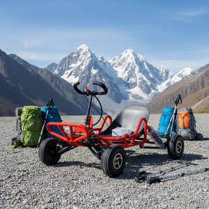 Kart à pédales tout-terrain pour adultes, course en plein air, 90cc, 2 temps, essence, transmission par chaîne, capacité de charge de 200 kg - Product Image 3