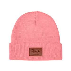 <span class=keywords><strong>Bonnet</strong></span> d'hiver épais et chaud pour <span class=keywords><strong>homme</strong></span>, couleur unie, de luxe, de marque OEM, avec patch Leatch - Product Image 3