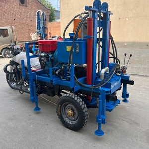 Exportations vers l'<span class=keywords><strong>Afrique</strong></span> – Nouvelle plateforme de forage de puits d'eau portative à trois roues certifiée CE, pour puits profonds de 100m, 150m, 200m - Product Image 6