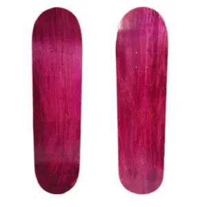 定制滑板专业质量100% 加拿大枫木滑板甲板各种尺寸和凹面