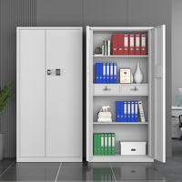 Armoire de classement métallique moderne 2026 avec serrure numérique, prix usine, pour bureau, domicile et administration
