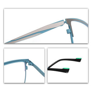 Occhiali alla Moda Vintage Sportivi in Metallo di Alta Qualità con Montatura Business per Adulti, Occhiali da Vista Classici per Miopia Stile Uomo - Product Image 4