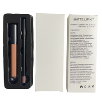 Kit de Maquillage Lèvres Personnalisé DIY : Rouge à Lèvres et Crayon à Lèvres Vegan Mat, Imperméable et Longue Tenue