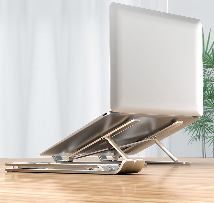 Новинка Складная регулируемая по высоте подставка для ноутбука и планшета Настольный портативный держатель из алюминиевого сплава для Macbook Pro кронштейн для компьютера