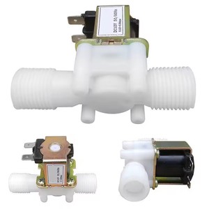 Électrovanne normalement fermée 12V 24V 110V 220V à filetage externe en plastique normalement ouverte pour eau 0.02-0.8Mpa 1/2" - Product Image 3
