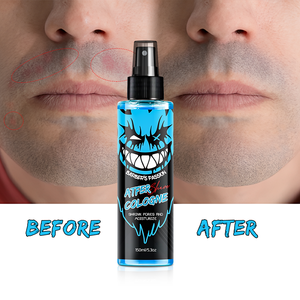 Suministros de barbero personalizado hidrata y nutre la marca de lujo para hombres Aftershave Colonia Set Producto con logotipo para hombres - Product Image 3