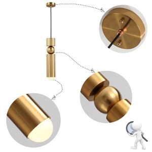 Loft intérieur en fer couleur <span class=keywords><strong>laiton</strong></span> allume le mini 2019 suspendu lampe à <span class=keywords><strong>suspension</strong></span> - Product Image 5