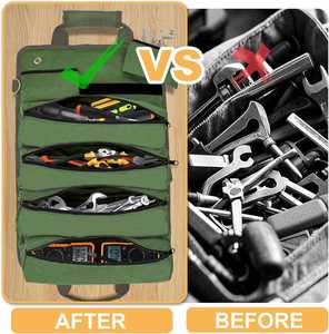 Mochila Personalizable Impermeable para Herramientas, de Lona Oxford y Poliéster, para Electricistas, con Colgador para Auto, OEM/ODM - Product Image 6