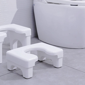 Kursi Lipat Minimalis Putih Hitam Abu-abu dari Plastik PP untuk Lansia Pria atau Wanita, Ukuran S L, untuk Ruang Tamu dan Kamar Mandi - Product Image 2