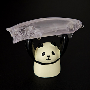 Nouvelle leurre artificielle transparente de 7,5 cm et 10 g, type Wave Crawling, <span class=keywords><strong>avec</strong></span> sonnette et aileron arrière, vente en gros. - Product Image 1