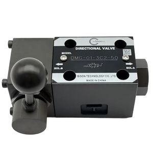 Válvulas direccionales de accionamiento manual de la serie YUKEN DMT/DMG tipo DMG-01 DMG-03 DMG-04 DMG-06 DMG-10, modelo DMG-01-3C2-50 - Product Image 4