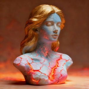 Figura de Resina de Chica Brillante, Busto de Fantasía y Ciencia Ficción, Decoración para Niñas Mayores de 12 Años - Product Image 2