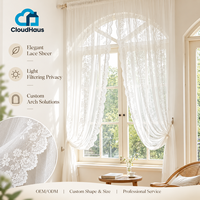 Service fiable : Voilages brodés ivoire à broderie délicate, occultation de la lumière du jour pour la chambre à coucher et la décoration intérieure