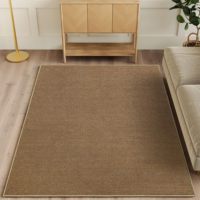 Tapis en polyester lavable en machine, motif floral tufté, moderne, épais, avec envers en latex, antidérapant, adapté aux animaux domestiques, pour chambre et patio