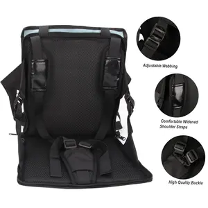 Asiento de viaje Paseo en maleta para niños Asiento de viaje plegable para niños Portador DE NIÑOS EN equipaje para viajes familiares en el aeropuerto - Product Image 4