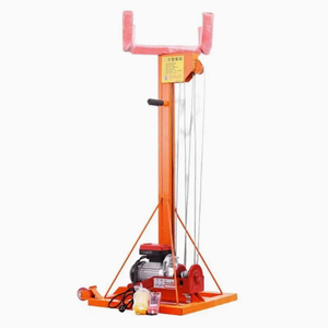 Plateforme élévatrice électrique portable télécommandée pour le levage de marchandises, petites grues pour l'installation de portes à enroulement - Product Image 1