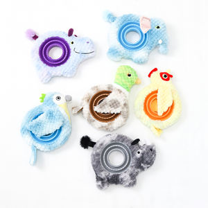 Fabricante Pet Products Nova Loja Interativa Durável Comida Vazamento Round Ball Dog Plush Chew Brinquedos - Product Image 1