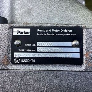 Pompe à piston Parker F12-080-RS-SV-T-000-000-P0 Pièce 3780803 Hydraulique - Product Image 1