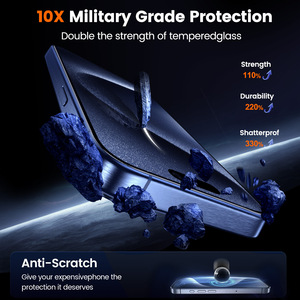Pellicola Protettiva in Vetro Temperato HD Trasparente per <span class=keywords><strong>iPhone</strong></span> 11 12 <span class=keywords><strong>13</strong></span> 14 15 16 17 18 Pro Max - Product Image 4