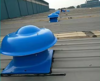Ventilateur d'extraction axial anti-corrosion à grand débit d'air pour toit en forme de champignon, étanche, pour usine, ferme, entrepôt, refroidissement et extraction d'air