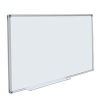 Tableau blanc effaçable à sec en Aluminium, tableau de bureau mural magnétique pour l'école