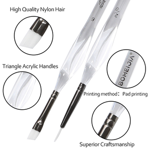 <span class=keywords><strong>Set</strong></span> di 12 <span class=keywords><strong>Pennelli</strong></span> BOMEIJIA con Manico in Acrilico <span class=keywords><strong>per</strong></span> <span class=keywords><strong>Pittura</strong></span> Artistica, Nail Art e Decorazione Fine Line - Product Image 3