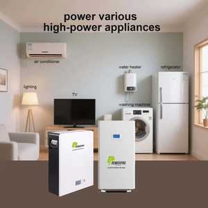 48V 15.36kWh Wall-Mounted Lithium Iron Phosphate <b>Battery</b> Pack for Home Use 51.2V 10.24kWh Home Energy Storage <b>100Ah</b> BMS - Product Image 6