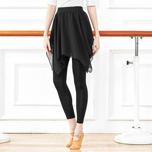 2024 all'ingrosso a buon mercato pantaloni da ballo neri pantaloni da ballo Skited pantaloni Legging per la danza - Product Image 3